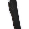 Нож Бекас сталь кованая 95Х18, фигурные долы, рукоять карельская береза коричневая 