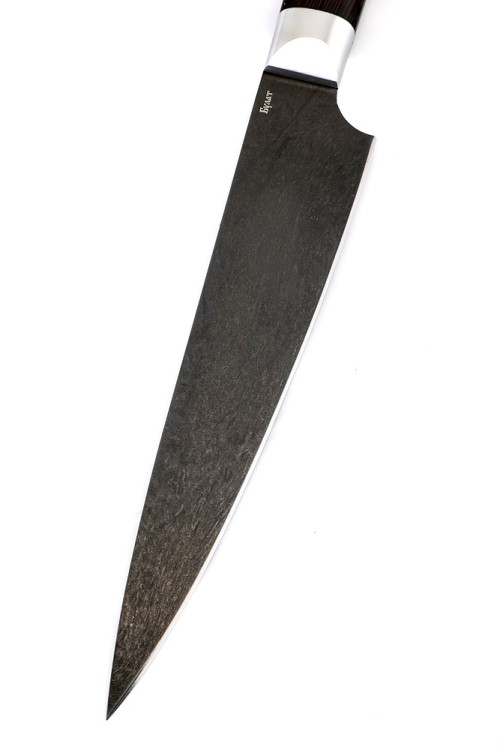 Нож Шеф-повар малый сталь булат рукоять венге цельнометаллический 