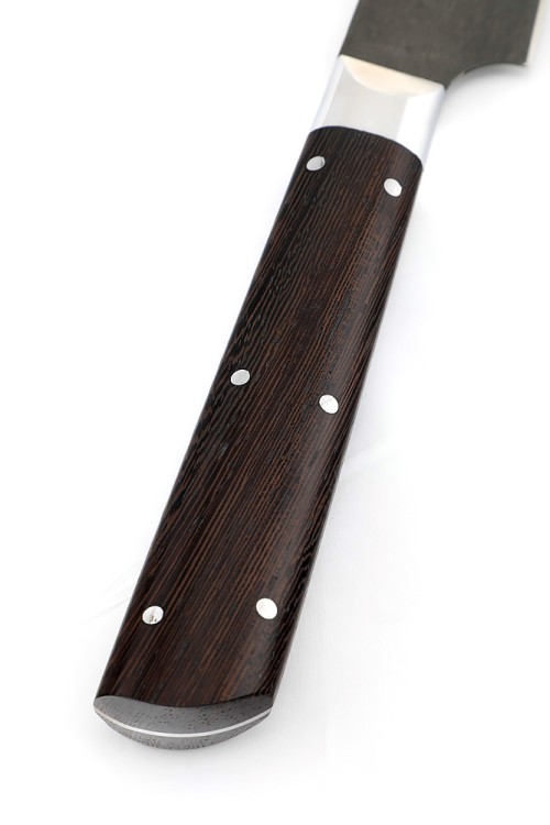 Нож Шеф-повар малый сталь булат рукоять венге цельнометаллический 