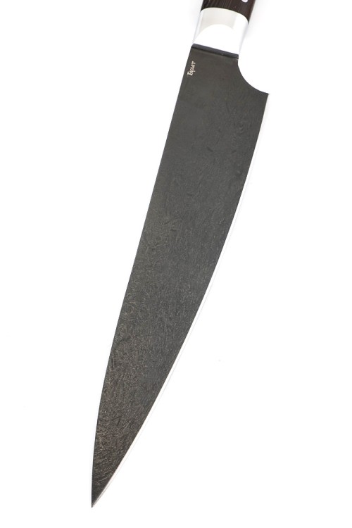 Нож Шеф-повар средний сталь булат рукоять венге цельнометаллический 