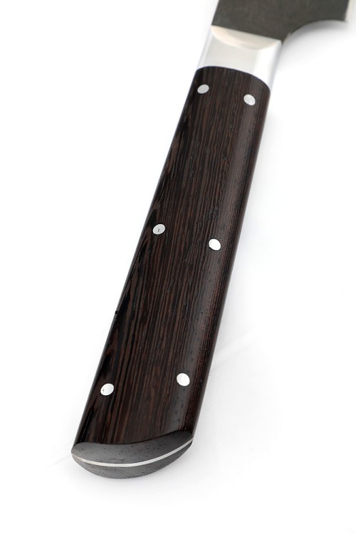 Нож Шеф-повар средний сталь булат рукоять венге цельнометаллический 