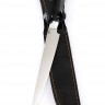 Нож Филейный кованая сталь 95х18 рукоять черный граб цельнометаллический 