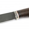 Нож Перун сталь булат рукоять мельхиор венге 