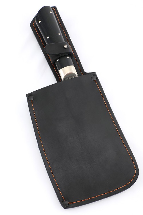 Кухонный Топорик сталь кованая AUS8 рукоять микарта черная ц/м 