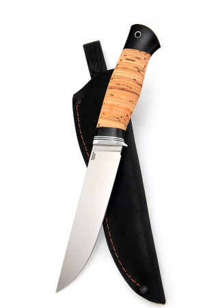 Нож Разделочный сталь кованая 95х18 рукоять береста