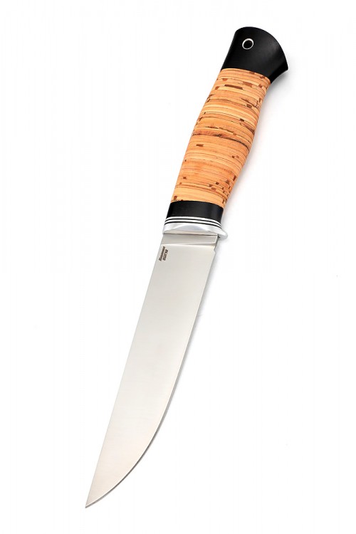 Нож Разделочный сталь кованая 95х18 рукоять береста 