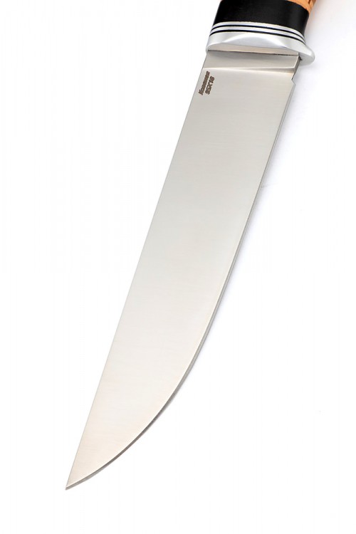 Нож Разделочный сталь кованая 95х18 рукоять береста 