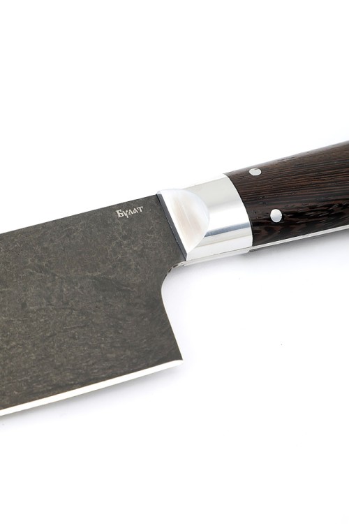 Овощной топорик Накири (булат, рукоять дюраль - венге) цельнометаллический 