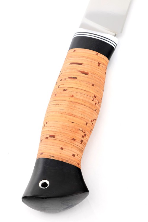 Нож Следопыт сталь кованая 95Х18, рукоять береста 