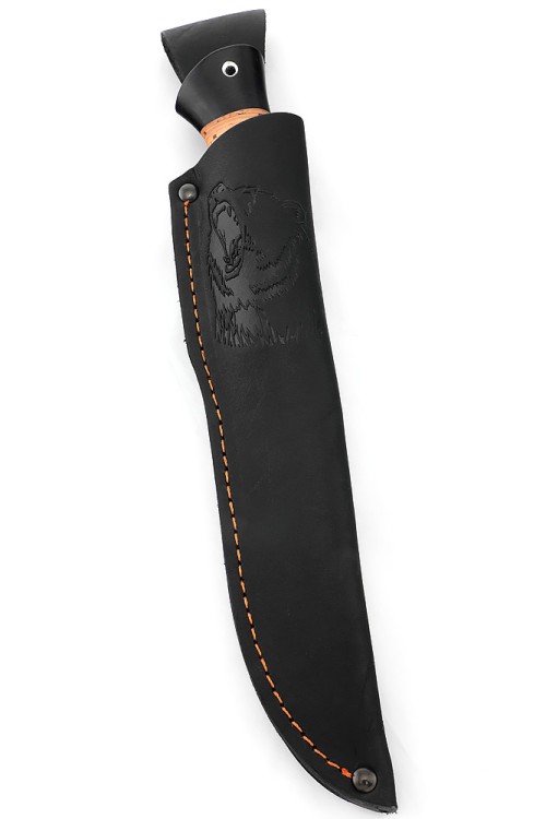 Нож Следопыт сталь кованая 95Х18, рукоять береста 