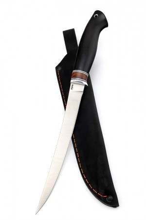 Филейный нож из стали N690 комбинированная рукоять