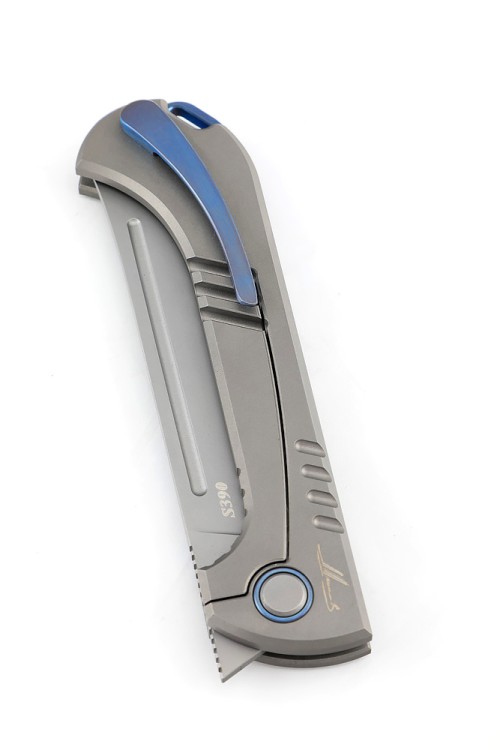 Складной Узбекский нож Пчак сталь S390 рукоять титан  