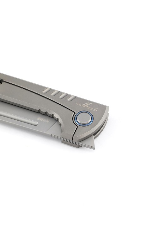 Складной Узбекский нож Пчак сталь S390 рукоять титан  