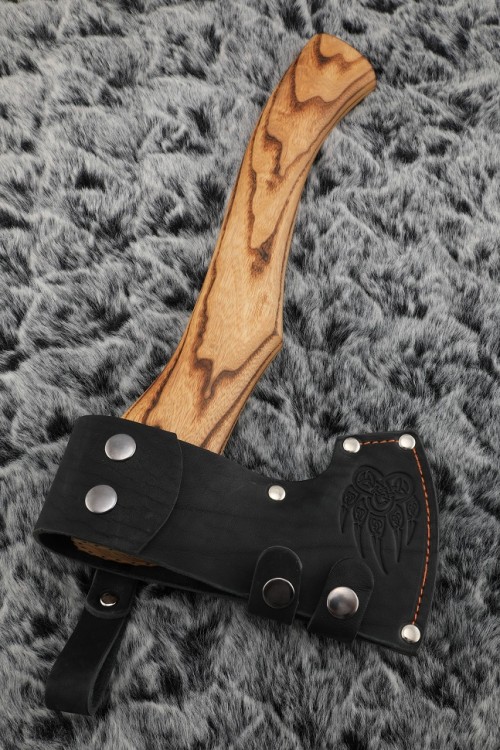 Топор средний №1 (сплав УГЛЕРОД+ХВГ, рукоять ясень) 