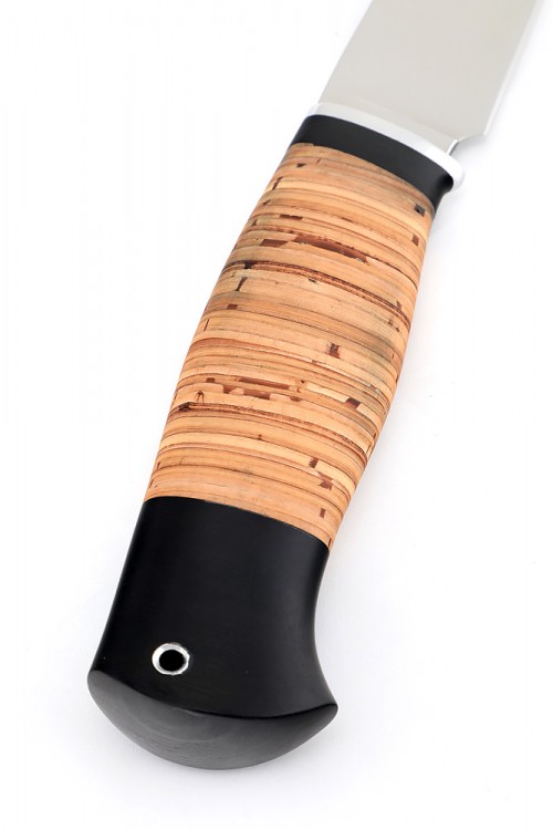 Нож Скиннер сталь кованая х12мф рукоять береста 