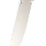 Нож Разделочный сталь К340 рукоять акрил коричневый черный граб 