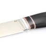 Нож Разделочный сталь К340 рукоять акрил коричневый черный граб 