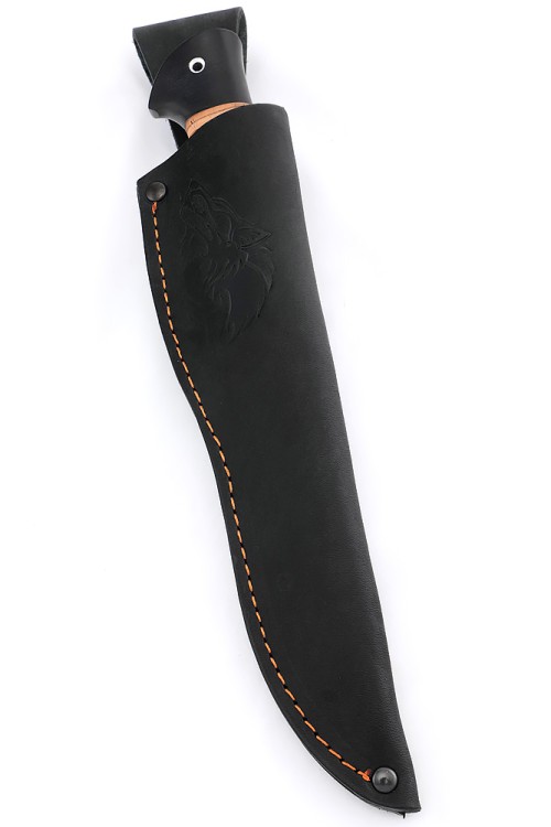 Нож Вятич сталь кованая Х12МФ рукоять мельхиор, береста 