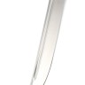 Нож Пластун (казачий пластунский нож) сталь кованая 95Х18, рукоять мельхиор, черный граб 