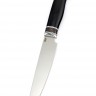 Набор из 5-и кухонных ножей 95х18 бубинга черный граб наборная рукоять  
