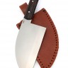 Нож Сербский сталь х12мф цельнометаллический дерево венге 