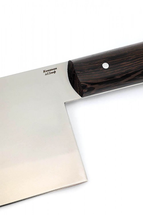 Нож Сербский сталь х12мф цельнометаллический дерево венге 