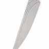 Нож Клык сталь К340, фигурные долы, рукоять зуб мамонта, кап клёна красный, формованные ножны 