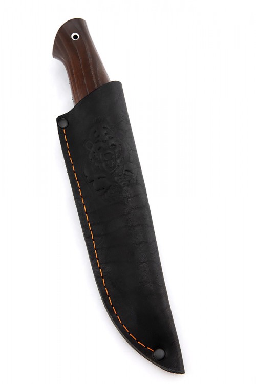 Нож Путник сталь булат рукоять термоциклированный ясень 