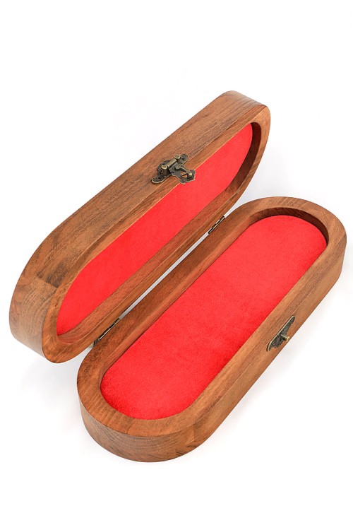 Шкатулка для ножа натуральное дерево, резная (Кремль) 