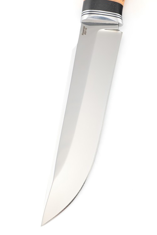 Нож Бурлак сталь кованая 95Х18 рукоять береста 