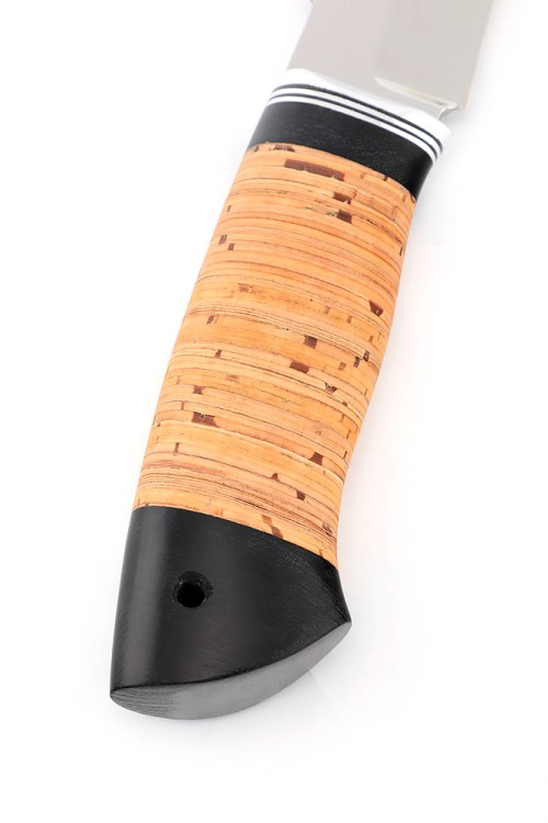 Нож Бурлак сталь кованая 95Х18 рукоять береста 