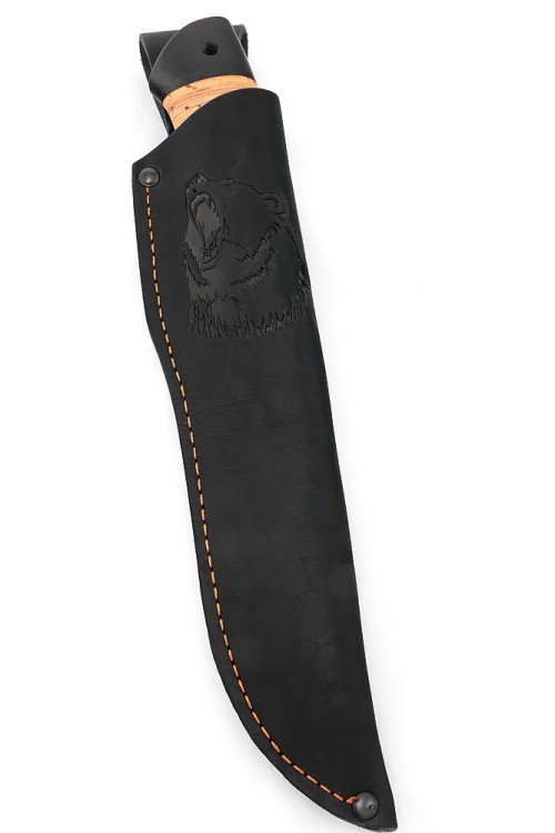 Нож Бурлак сталь кованая 95Х18 рукоять береста 