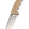 Нож складной Фантом AUS-8 G10 бежевая 