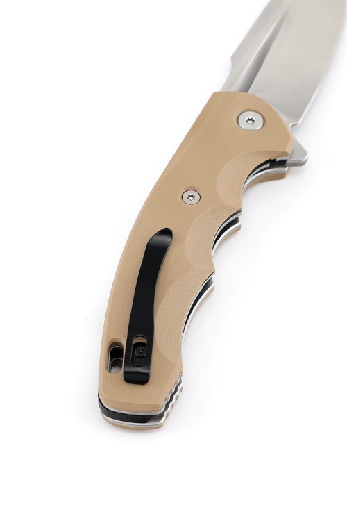 Нож складной Фантом AUS-8 G10 бежевая 