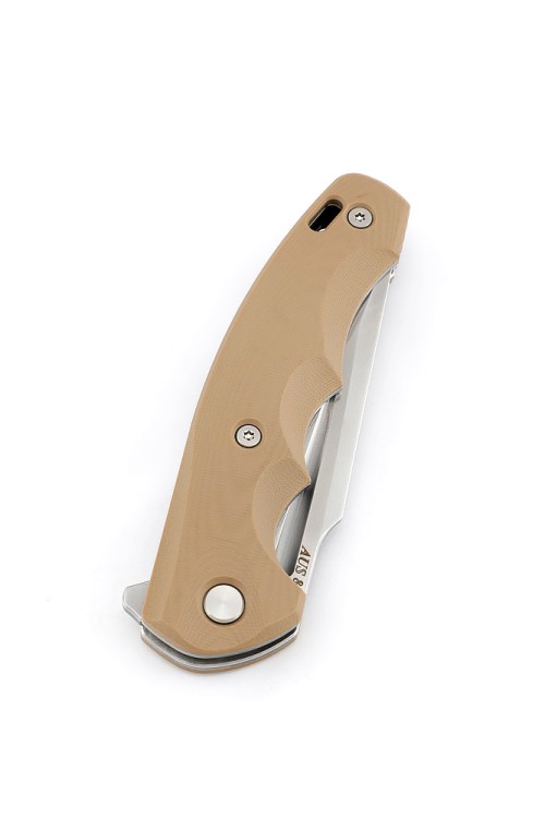 Нож складной Фантом AUS-8 G10 бежевая 