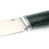 Нож Елец сталь К340 рукоять карельская береза зеленая 