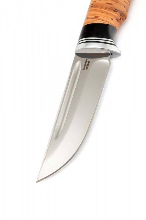 Нож Сурок сталь кованая х12мф рукоять береста 