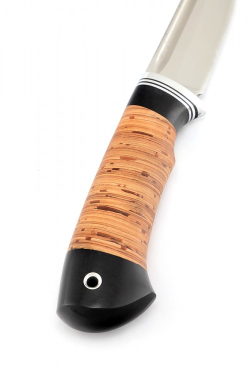 Нож Сурок сталь кованая х12мф рукоять береста 