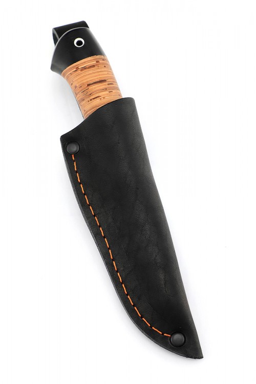 Нож Сурок сталь кованая х12мф рукоять береста 