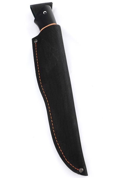 Нож Бурлак сталь дамаск рукоять береста 