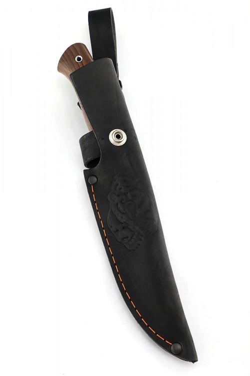 Нож Походный сталь кованая х12мф рукоять термоциклированный ясень  