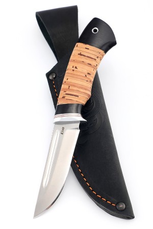 Нож Сурок сталь К340 рукоять береста