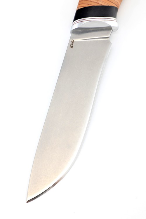 Нож Барс сталь К340 рукоять береста 