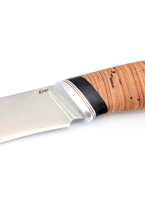 Нож Барс сталь К340 рукоять береста 