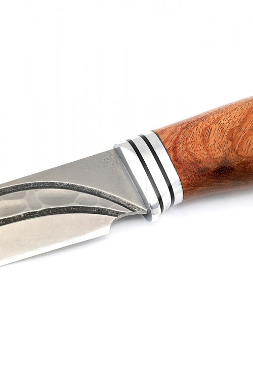 Нож Буран сталь К340 долы-камень рукоять бубинга 