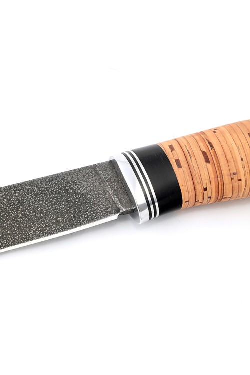 Нож Перун сталь ХВ5 рукоять береста 