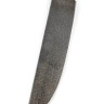 Нож Перун сталь ХВ5 рукоять вставка черный граб, карельская береза янтарная 