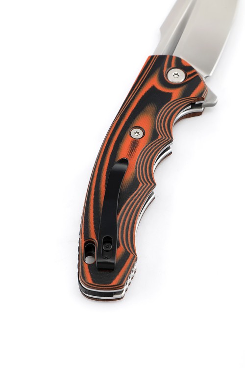 Нож складной Фантом AUS-8 G10 черно-оранжевая 